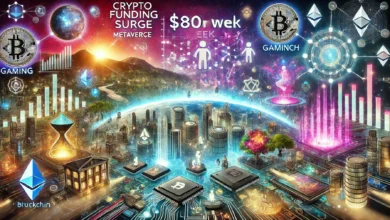 crypto funding: metaverse, gaming and fintechs dominate $80m week