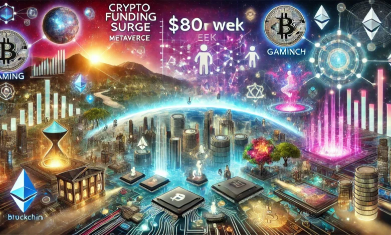 crypto funding: metaverse, gaming and fintechs dominate $80m week